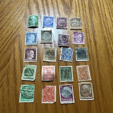 20 francobolli vintage tedesco