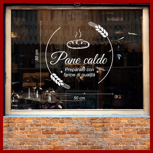 Vetrofanie pane panificio - pane,