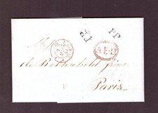 Lettera prefilatelica Francia Parigi 1842