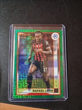Rafael Leao /99 green mojo topps merlin chrome 2021/22 Ac Milan