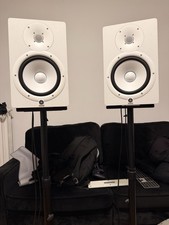 YAMAHA HS8 White COPPIA