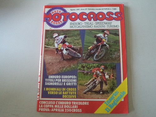 Motocross 1981 prova moto - motocross, 8/1981