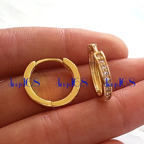Orecchini cerchio huggie - a,