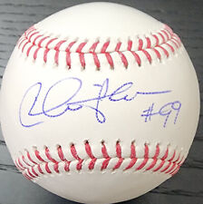 Baseball ufficiale firmato Charlie Sheen MLB Beckett BAS Ricky Vaughn Wild Thing