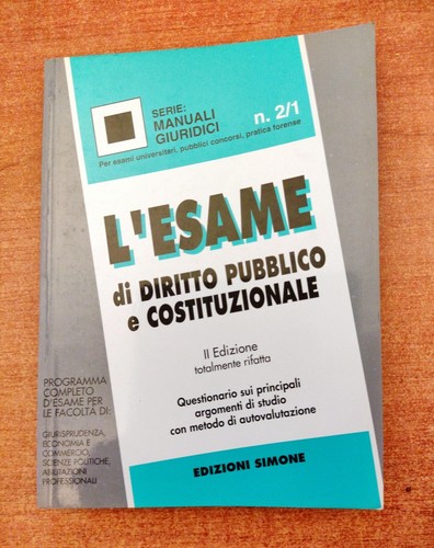 Esame diritto pubblico - l'esame,