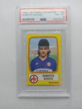 Sticker 1985 Panini Calciatori #93 Roberto Baggio Rookie PSA 8