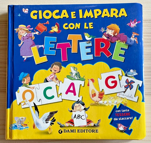 Gioca impara con lettere - e,