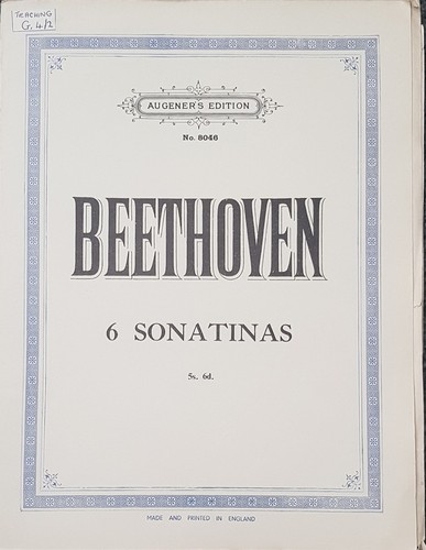 Beethoven sonatine - beethoven, 6
