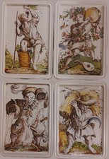 4 formelle Ceramiche Bassano quattro stagioni da appendere dipente a mano