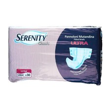 Serenity Classic Pannolone a Mutandina Ultra Taglia Large, 30 Pezzi