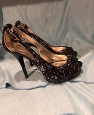 Guess tacchi alti neri taglia 7,5M perfetti per occasioni formali DC1