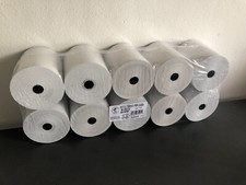 50 rotoli termici omologati per registratori di cassa 80x80 foro12 MADE IN ITALY