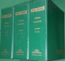 20 ore Corso di lingua francese - 52 lezioni - 53 fascicoli - 52 dischi microsol