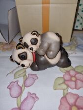 Thun Panda Mamma Con cucciolo coppia con scatola