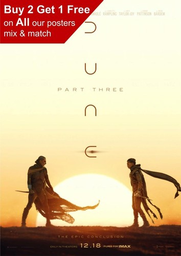 Poster teaser film dune part - poster, 3