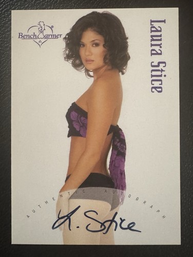 Laura stice bt6 autograph card - laura,