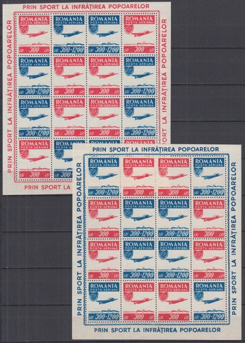 Romania 1946 posta aerea - os,