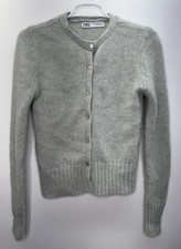 Zara Knit Cardigan Mixed Wool