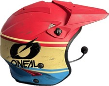 Casco Oneal (Vintage Style ) + Moman Headset Bluetooth