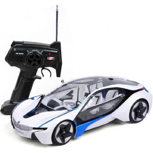 Bmw vision con luci - vision, bianco