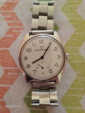 Orologio vintage uomo Universal Geneve F.S Cinturino acciaio Funzionante.