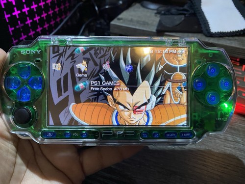 Sony psp 3000 verde - verde, traslucido