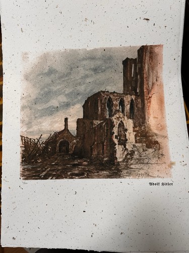 Gemälde ruine kloster - gemälde,