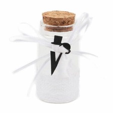 Barattolo portaconfetti tappo in sughero matrimonio sposi bomboniera segnaposto