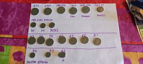 Stock monete 100 lire - 26,
