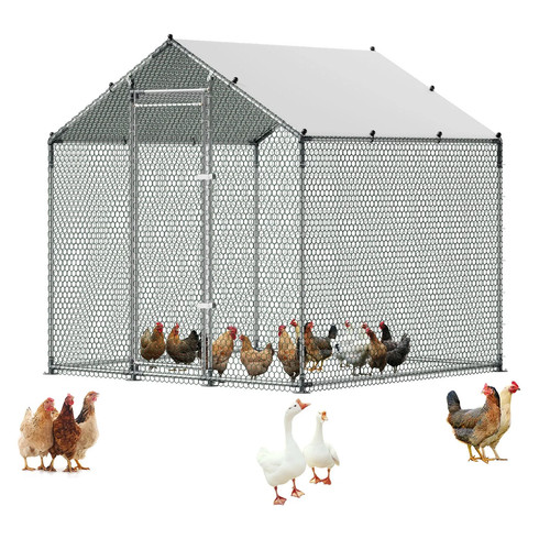 Pollaio metallo 2x2x2 con - pollaio,