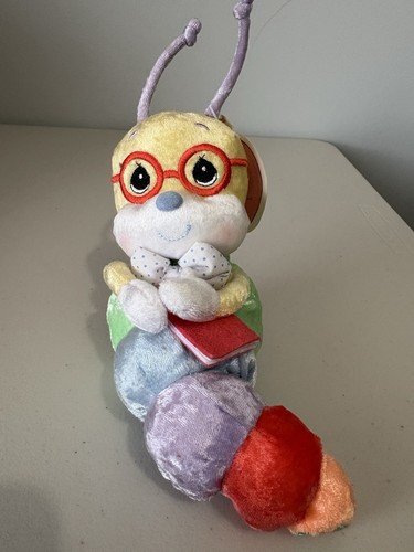 Peluche arcobaleno verme libro