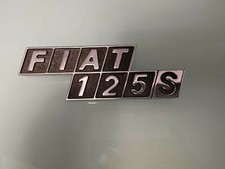 fregio scritta fiat 125 s