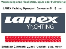 Dyneema® vela rugiada Ø 8 mm DYNESPORT Halyard caduta spinnaker scoot yacht corda