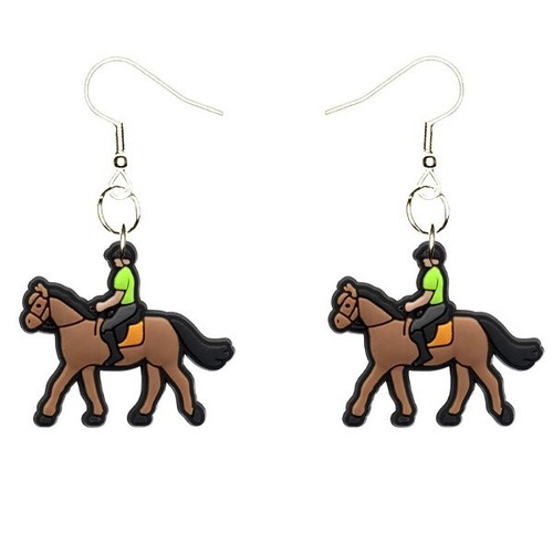 Orecchini cavaliere cavallo
