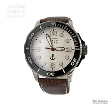 TCM Uomo orologio da polso Cronografo Elegante Precisione Svizzera acciaio