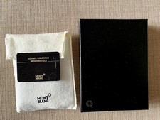 MontBlanc Men's Meisterstuck Black Leather Wallet  Portafogli Portafoglio Uomo