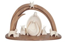 Presepe completo in legno con