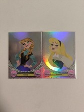 2025 Topps Disney Wonder Tapestries #T-9 Aurora & T-17 Anna 