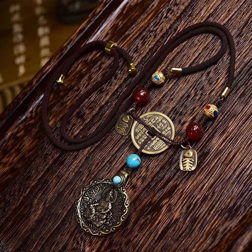 Collana con ciondolo jambhala - con,