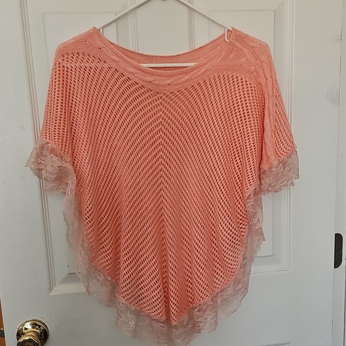 Poncho maglione maglia - , aperta