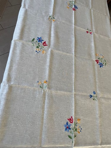 Tovaglia vintage ricamata - tovaglia, a
