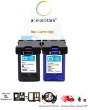 Cartucce per HP 56 57 XL PSC 1210 1215 1216 1315 1350 2105 2110 Deskjet 450 5150
