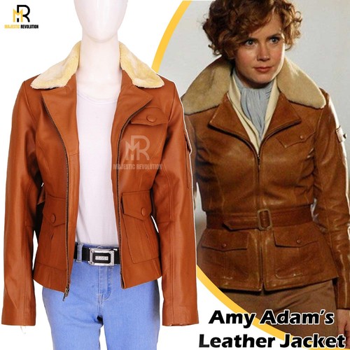 Giacca pelle marrone amelia - marrone,
