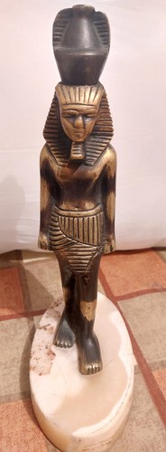 Statua bronzo faraone - bronzo,