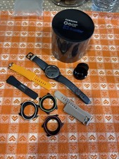 Samsung Gear S3 Frontier Cassa 46mm Nera + 4 Cinturini