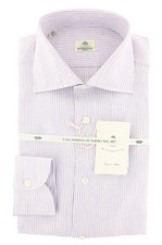 Camicia A Righe Viola Luigi