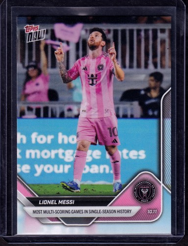 2025 topps now - 2025, messi