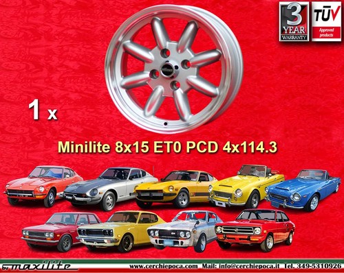 Cerchio minilite datsun - cerchio, 280z