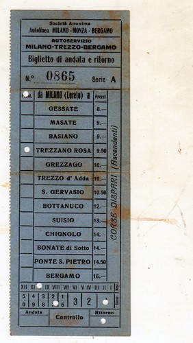 Biglietto autobus trezzo - biglietto,