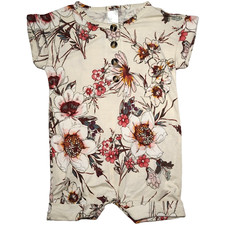 Completo pagliaccetto floreale